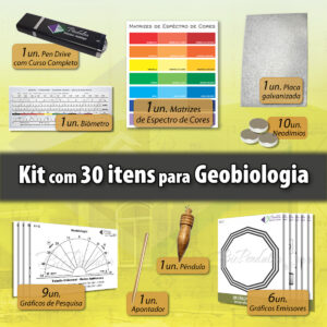 KIT - Curso de Geobiologia em PEN DRIVE + Material de Uso
